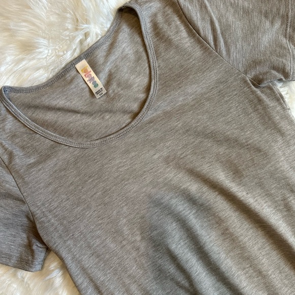 Gray Lularoe Classic Tee - Picture 4 of 7